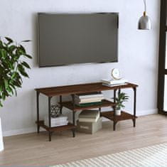 Vidaxl TV skříňka hnědý dub 102 x 35 x 45,5 cm kompozitní dřevo