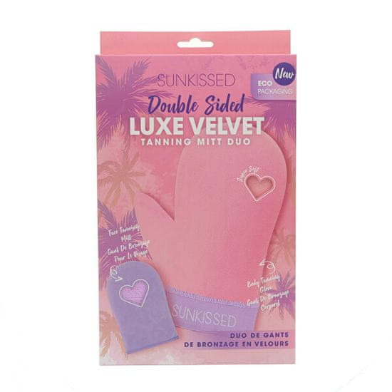 Sunkissed Sada aplikačních rukavic Double Sided Velvet Tanning Mitt Duo