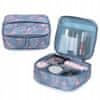Kosmetický kufřík Toaletní taška Make Up Bag Make Up Case Cestovní taška Beauty Case s rukojetí Kosmetická taška Storage Bag pro toaletní potřeby modrá pro dámy 