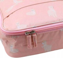 INNA Kosmetický kufřík Toaletní taška Make Up Bag Make Up Case Cestovní taška Beauty Case s rukojetí Kosmetická taška Storage Bag pro toaletní potřeby růžová pro dámy 