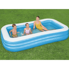 Bestway Velký rodinný nafukovací bazén 305 x 183 x 56 cm | Barva modrá