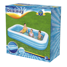 Bestway Velký rodinný nafukovací bazén 305 x 183 x 56 cm | Barva modrá