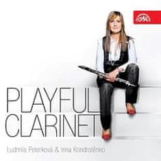 Peterková Ludmila: Playful Clarinet / Debussy, Bach, Monti - CD