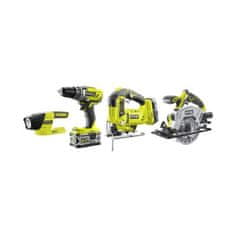 RYOBI RYOBI Aku kombo sada R18CK4A-252S, 18V, zelená 5133003579