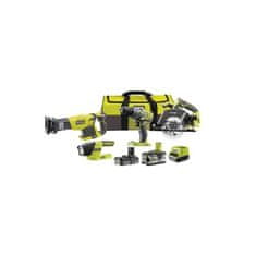 RYOBI RYOBI Aku sada nářadí R18CK4-252S One+, 18V, zelená 5133003578