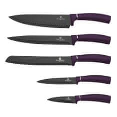 Berlingerhaus sada nožů nerezové 6 ks Purple Metallic Line BH-2577