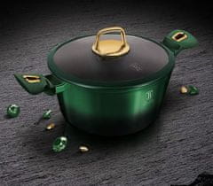 Berlingerhaus Berlingerhaus Kastrol s poklicí a titanovým povrchem 24 cm Emerald Collection BH-6058