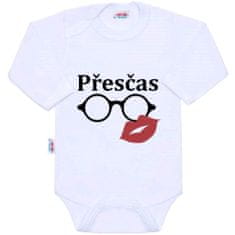 NEW BABY Body s potiskem Přesčas, vel. 86 (12-18m)