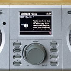 LENCO Internetové stereo rádio Lenco DIR-141WD s tunerem FM a DAB+ a přijímačem a vysílačem Bluetooth