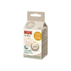 Manuka Health Latexové šidítko NUK For Nature 0-6m 2 ks béžová, vel. 0-6 m