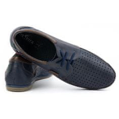 Pánská prolamovaná obuv 563 navy blue velikost 49