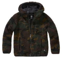 BRANDIT Dětská bunda Teddyfleecejacket Hood Woodland Velikost: 146/152