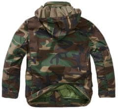 BRANDIT Dětská bunda Kids M65 Standard Jacket Woodland Velikost: 122/128