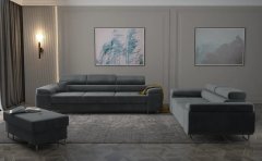 Veneti Designová sofa WILFRED 2 - šedá 7