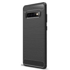 Techsuit Kryt Samsung Galaxy S10, Armored Carbon černý