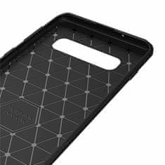 Techsuit Kryt Samsung Galaxy S10, Armored Carbon černý