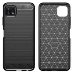 Techsuit Kryt Samsung Galaxy A22 5G, Armored Carbon černý