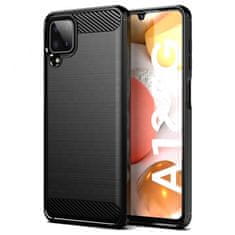 Techsuit Kryt Samsung Galaxy A12 / A12 Nacho, Armored Carbon černý