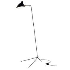 Intesi Podlahová lampa CRANE-F1 černá 160 cm