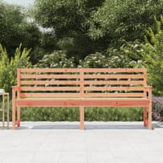 Greatstore Zahradní lavice 203,5 x 48 x 91,5 cm masivní dřevo douglasky