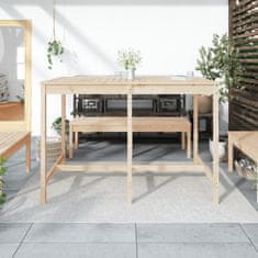 Greatstore Zahradní stůl 159,5 x 82,5 x 110 cm masivní borové dřevo