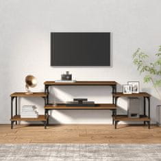 Vidaxl TV skříňka hnědý dub 157 x 35 x 52 cm kompozitní dřevo