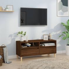 Vidaxl TV skříňka hnědý dub 100 x 34,5 x 44,5 cm kompozitní dřevo