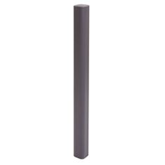 MCW Hliníkový sloupek Sarthe WPC plot, sloupek, zásuvný systém ~ 98cm, šedý