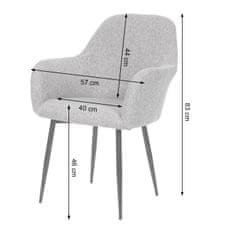 MCW Jídelní židle F18, židle kuchyňská židle, retro design ~ sametová starorůžová, zlaté nohy