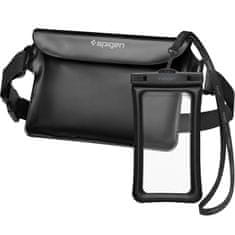Spigen A621 vodotěsná taška na mobil, černá