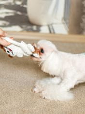 Japan Premium Natahovací hračka pro psy ve tvaru psa s pískátkem, pro malé a středně velké psy