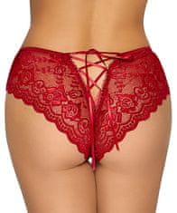 Cottelli Collection Cottelli Ambi Panty (Red), sexy krajkové kalhotky M