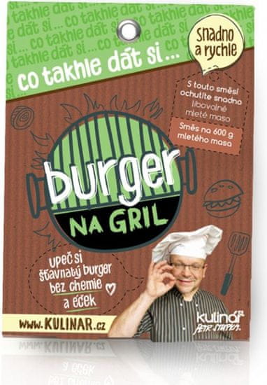 Petr Stupka Burger na gril Kulinář 30g