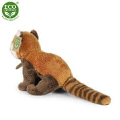 Rappa Plyšová panda červená 18 cm ECO-FRIENDLY