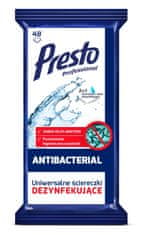 OEM Presto čisticí ubrousky + antibakteriální tekutina 2W1 1Op.-48Szt