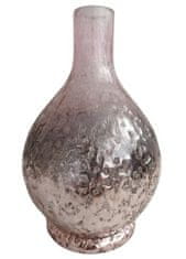 Indecor Váza skleněná 11x11x19 cm