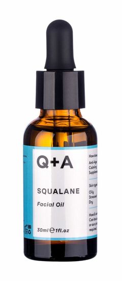 Q+A 30ml squalane facial oil, pleťové sérum