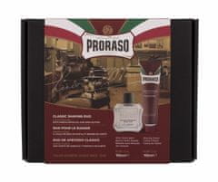 Proraso 100ml red classic shaving duo, balzám po holení