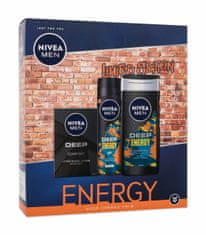 Nivea 100ml men deep deep energy trio, voda po holení