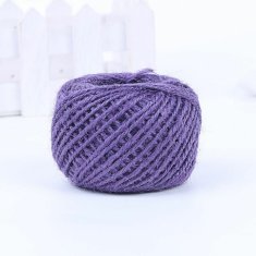 Kraftika 50m 130ft 42yrd violet linen cord šperky