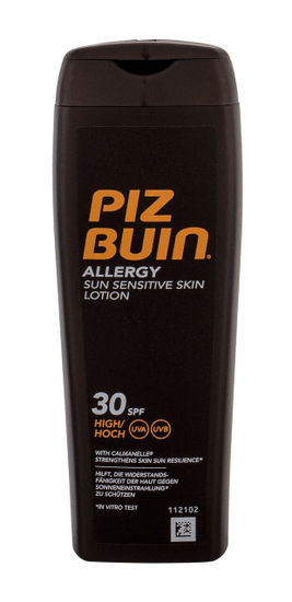 Piz Buin 200ml allergy sun sensitive skin lotion spf30