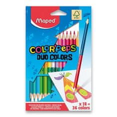 Maped - Pastelky trojhranné Color´Peps Duo 36 barev