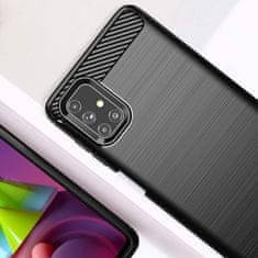 Techsuit Kryt Samsung Galaxy A42 5G, Armored Carbon černý