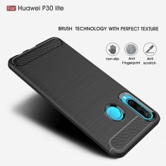 Techsuit Kryt Huawei P30 Lite / P30 New Edition Armored Carbon černý