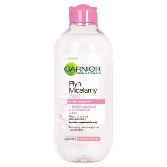 Garnier Essentials Micelární voda pro citlivou pleť 3W1 400 ml