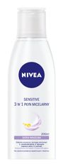 Nivea Micelární voda Sensitive 3W1 pro citlivou pleť 200 ml