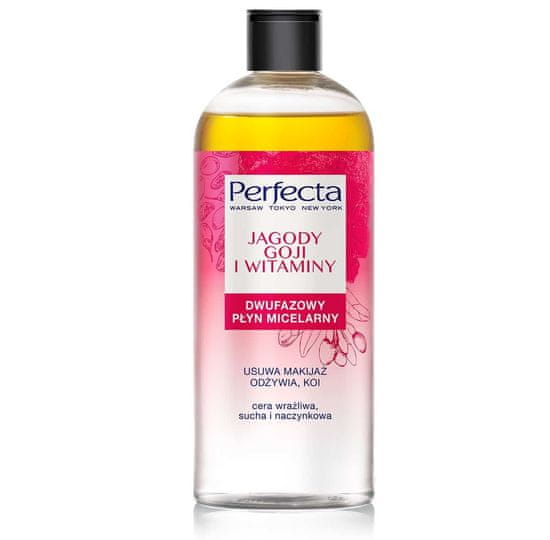 Perfecta Čisticí micelární voda dvoufázová Goji Berry &amp; Vitamins 400 ml