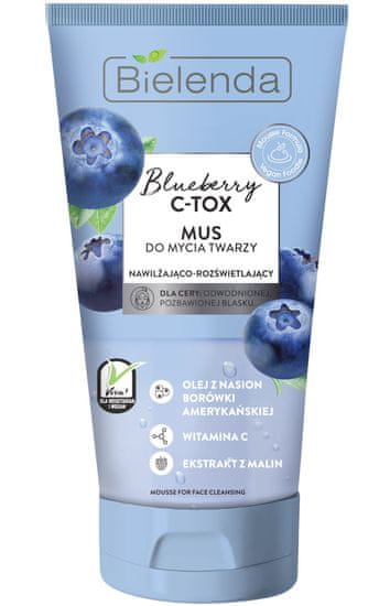 Bielenda Hydratační a rozjasňující pleťová voda Blueberry C-Tox 135G