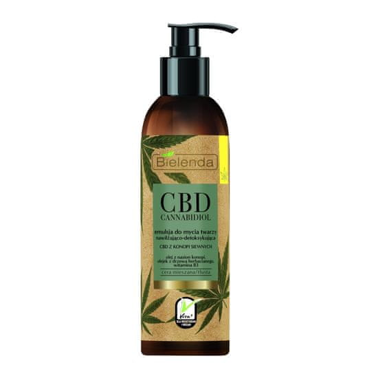 Bielenda Cbd Cannabidiol Hydratačně-detoxikační mycí gel na obličej 150G