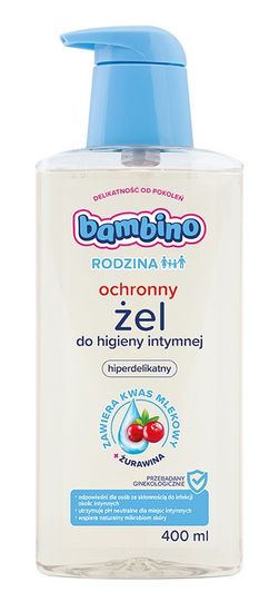 Nivea Bambino Intimní rodinný gel 400 ml Cranberry&amp;